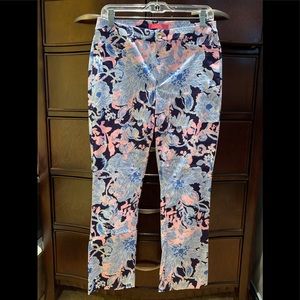 Lilly Pulitzer Kelly High Rise Crop Flare Sz 8